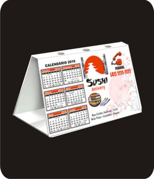 CALENDÁRIO DE MESA - 3 MODELOS - A Partir de